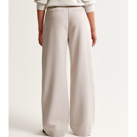 Abercrombie & Fitch Sloane NWT tailored wide leg pant 24/00 - Picture 2 of 14